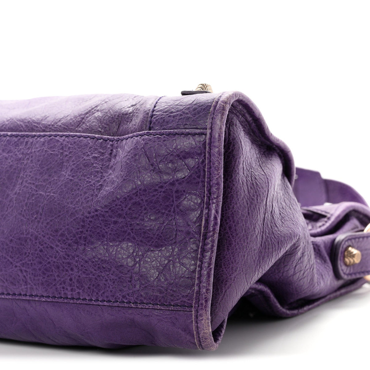 Agneau Giant 12 Rose Gold Hardware City Dark Violet