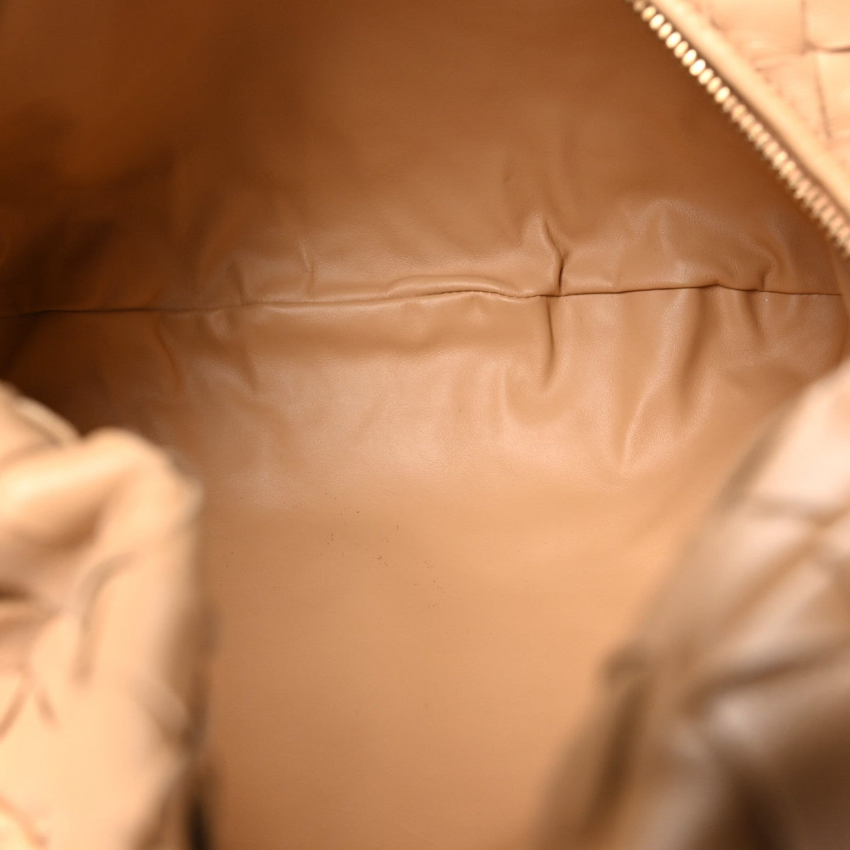 Nappa Intrecciato Small Jodie Hobo Almond