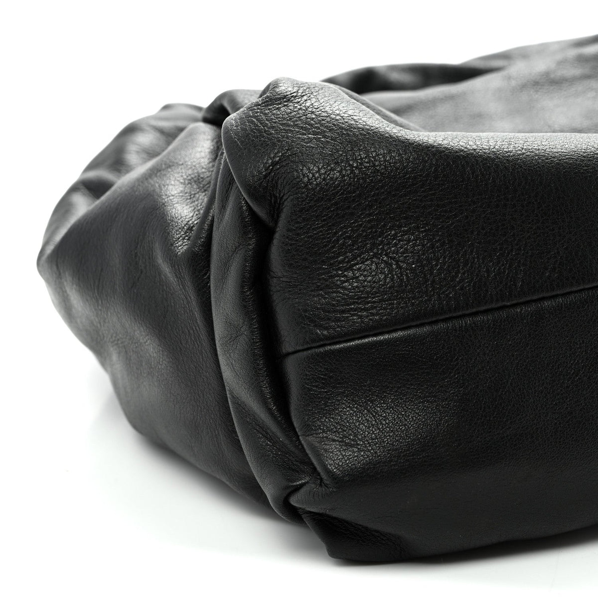 Smooth Butter Calfskin Small The Shoulder Pouch Black