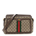GG Supreme Monogram Web Medium Ophidia Shoulder Bag Beige New Acero