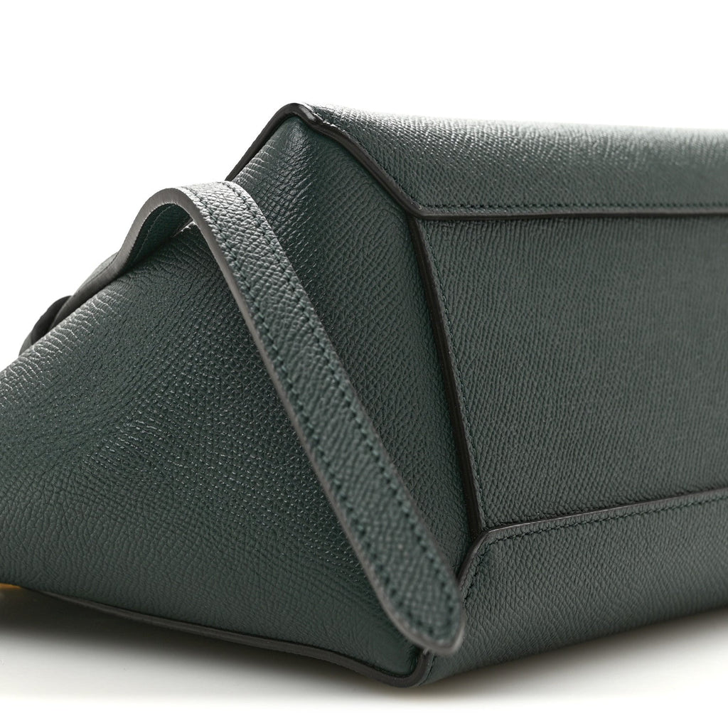 Grained Calfskin Micro Belt Bag Amazone