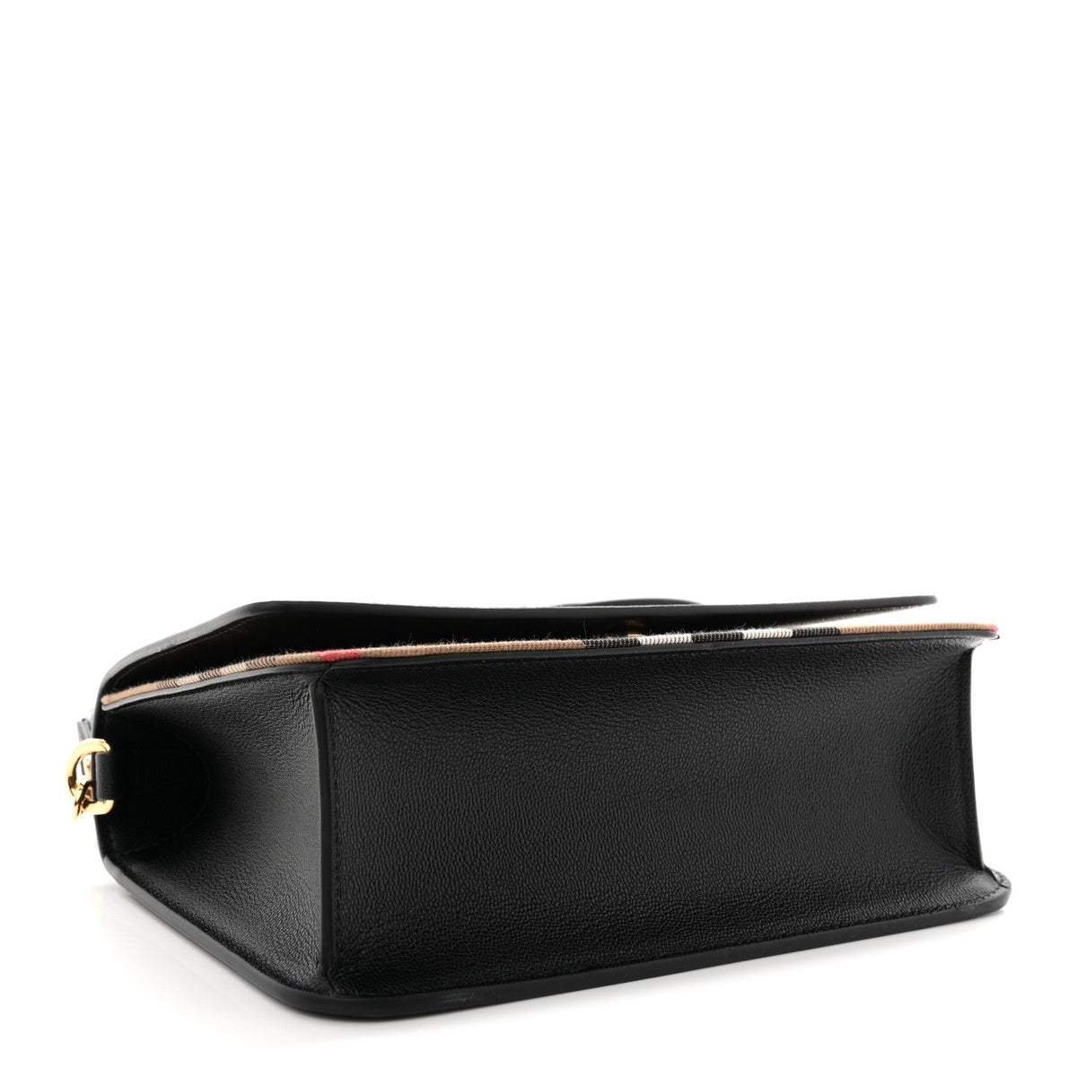 Derby Calfskin House Check Mackford Crossbody Bag Black