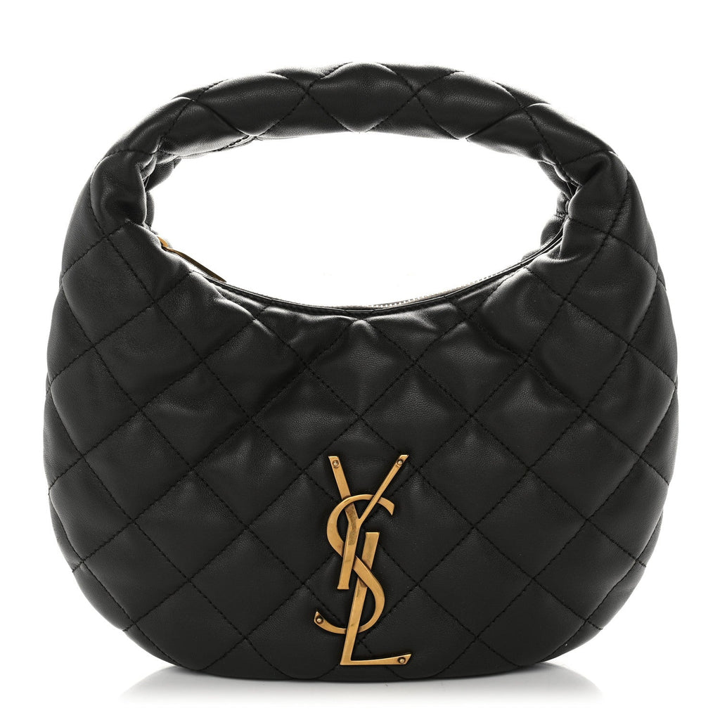 Lambskin Quilted Icarino Bag Urban Grey