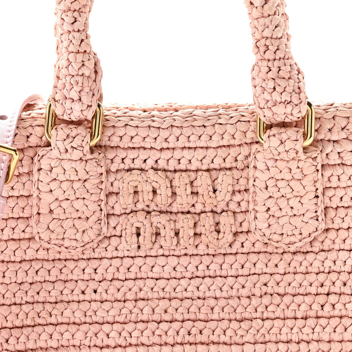 Crochet Calfskin S Narrow Arcadie Alabaster Pink