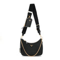 Saffiano Lux Re-Edition 2005 Shoulder Bag Black