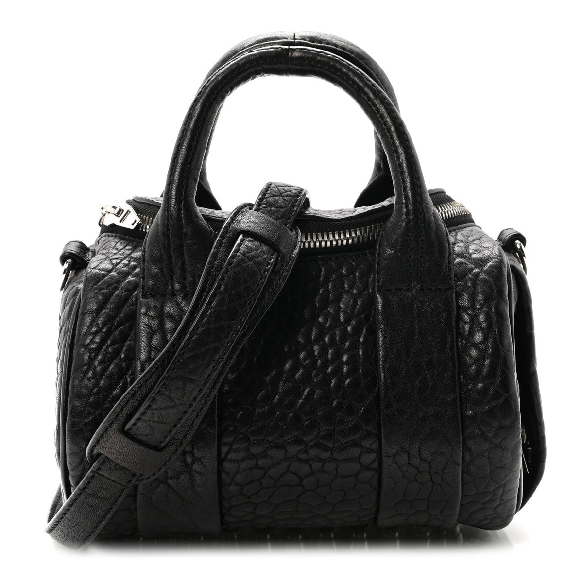 Pebbled Lambskin Mini Rockie Black Rhodium Hardware Black Rhodium Hardware