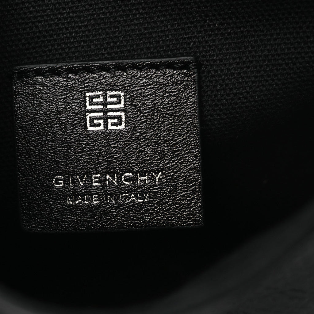 Tumbled Calfskin Nano Voyou Bag Black