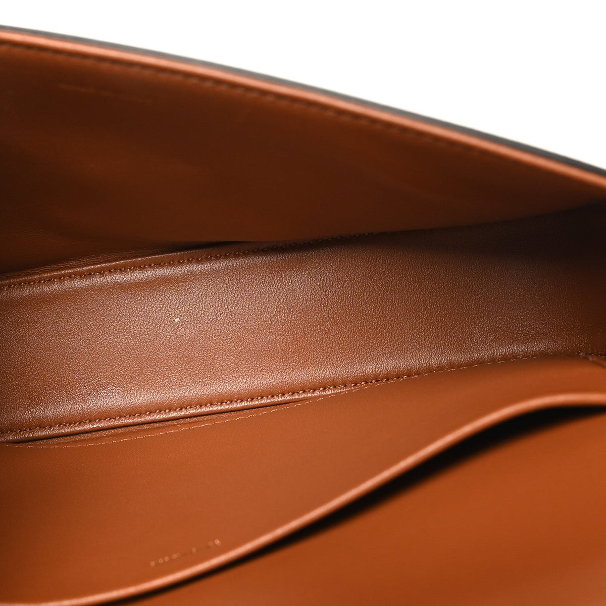 Canvas Calfskin Triomphe Shoulder Bag Tan