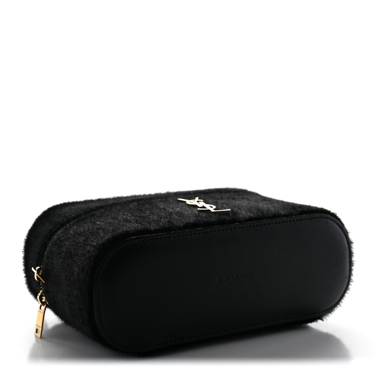 Pony Hair Mini Gaby Vanity Case Black
