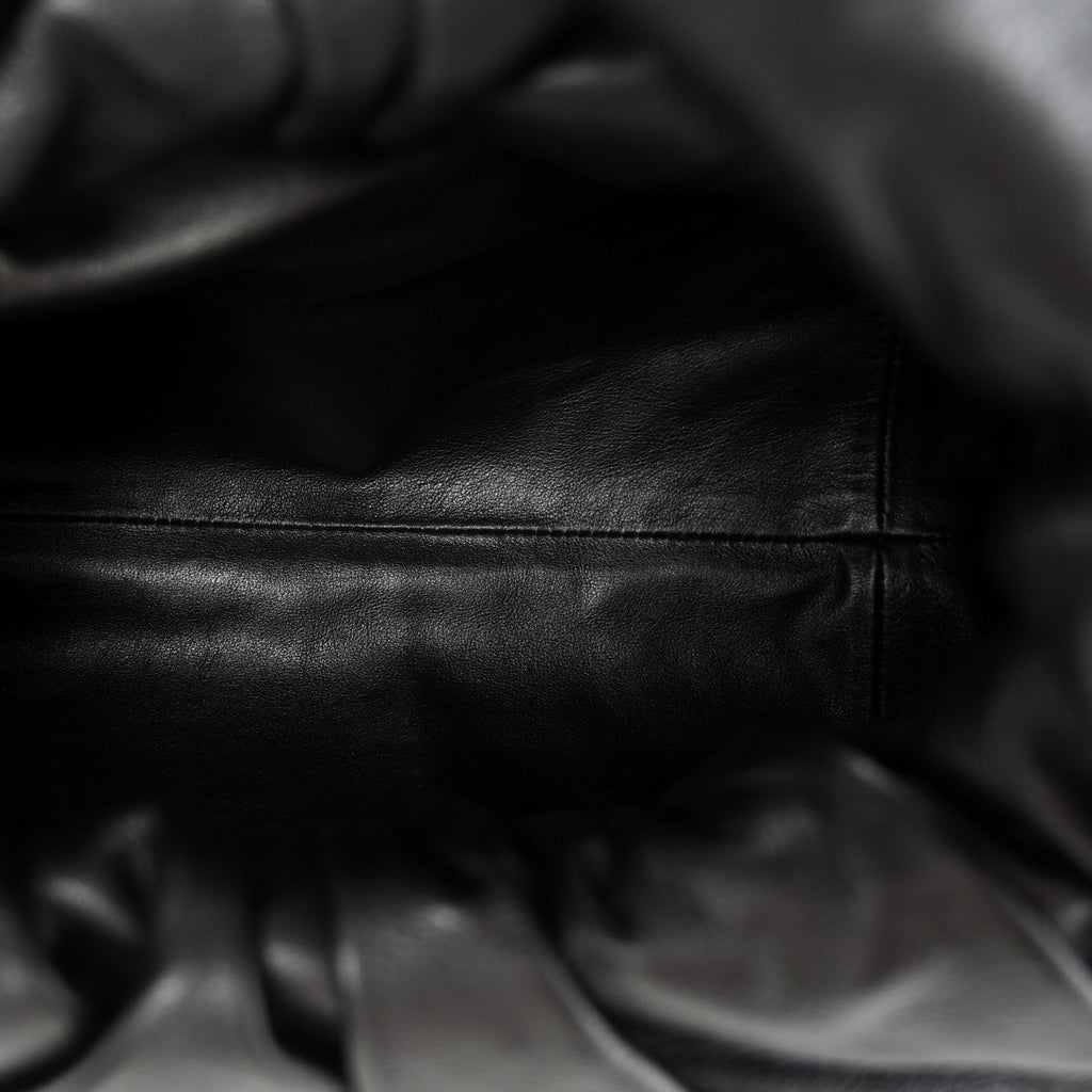 Smooth Butter Calfskin Small The Shoulder Pouch Black