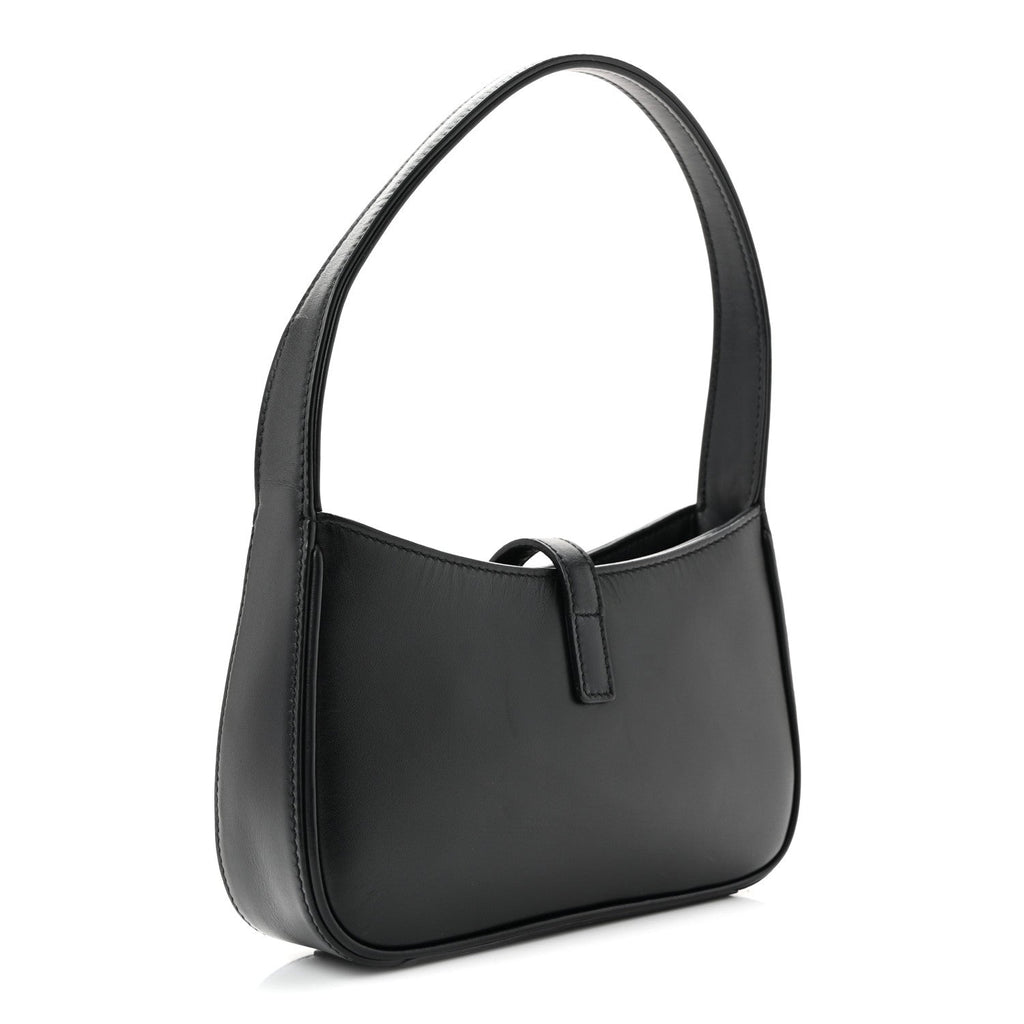 Smooth Calfskin Le 5 A 7 Mini Hobo Black
