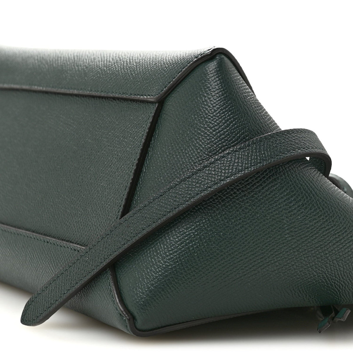Grained Calfskin Micro Belt Bag Amazone