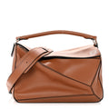 Calfskin Medium Puzzle Bag Tan
