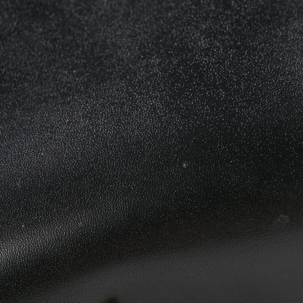Smooth Shiny Calfskin Monogram Uptown Pouch Black