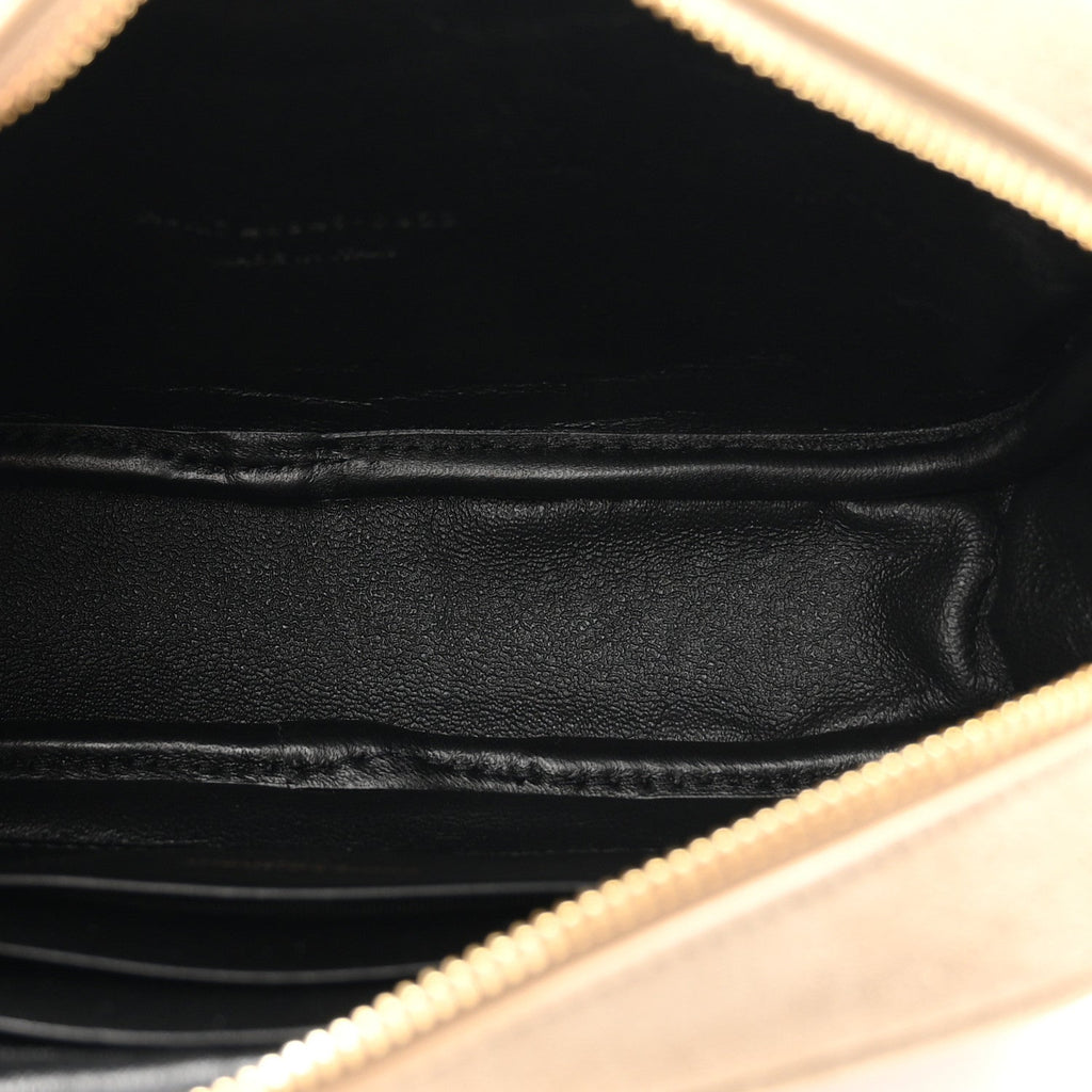Suede Matelasse Monogram Mini Lou Camera Bag Matte Gold