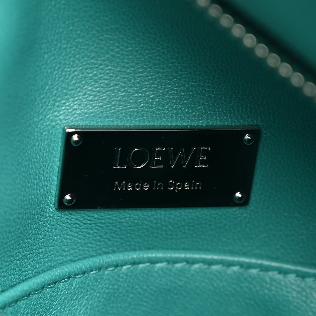 Nappa Lambskin Small Featherlight Puzzle Bag Aquamarine
