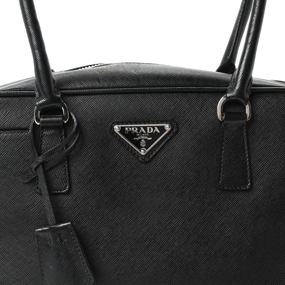 Saffiano Vitello Bauletto Black