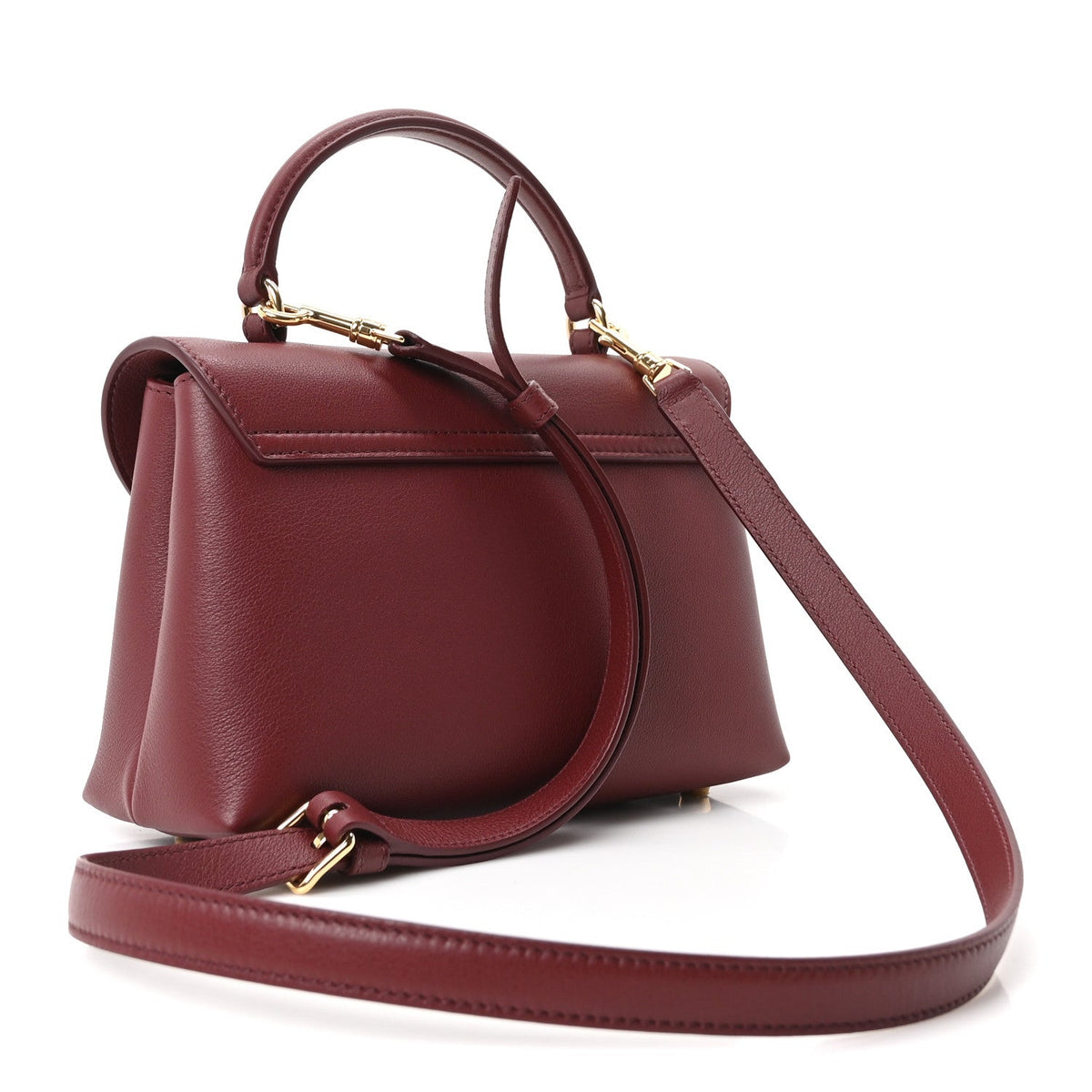 Supple Grained Calfskin Teen Nino Light Burgundy
