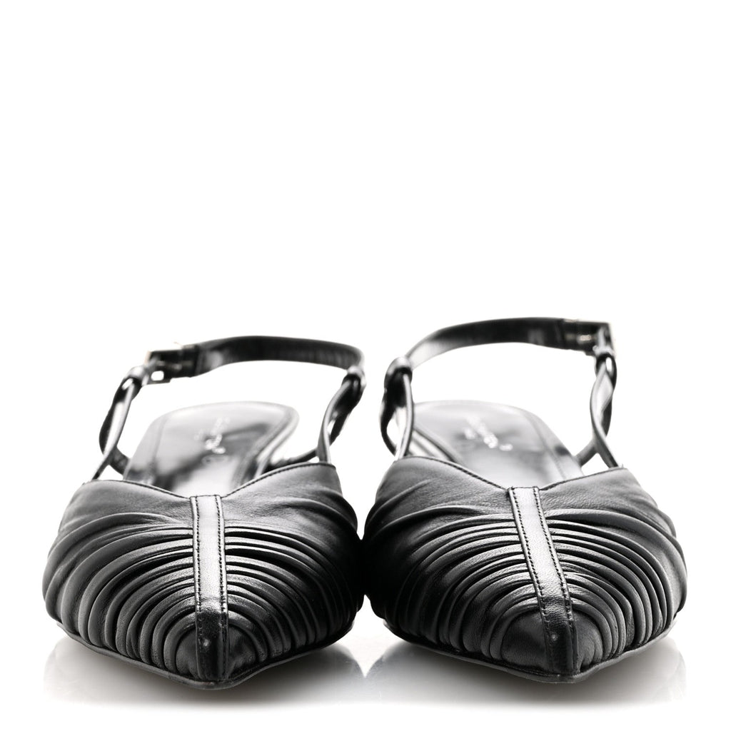 Calfskin Allure D'Orsay Slingback Pump 37.5 Black