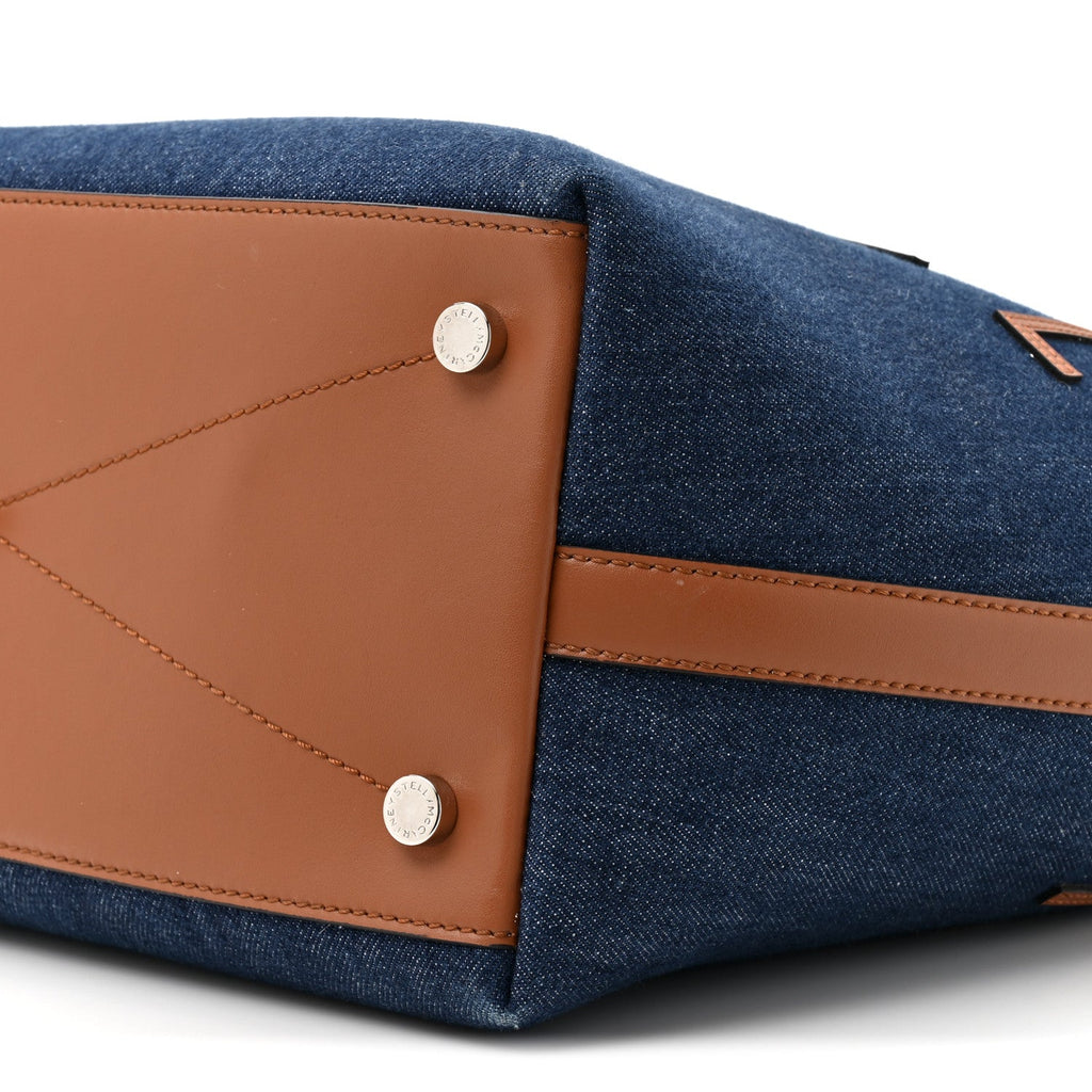 Denim Logo Tote Blue
