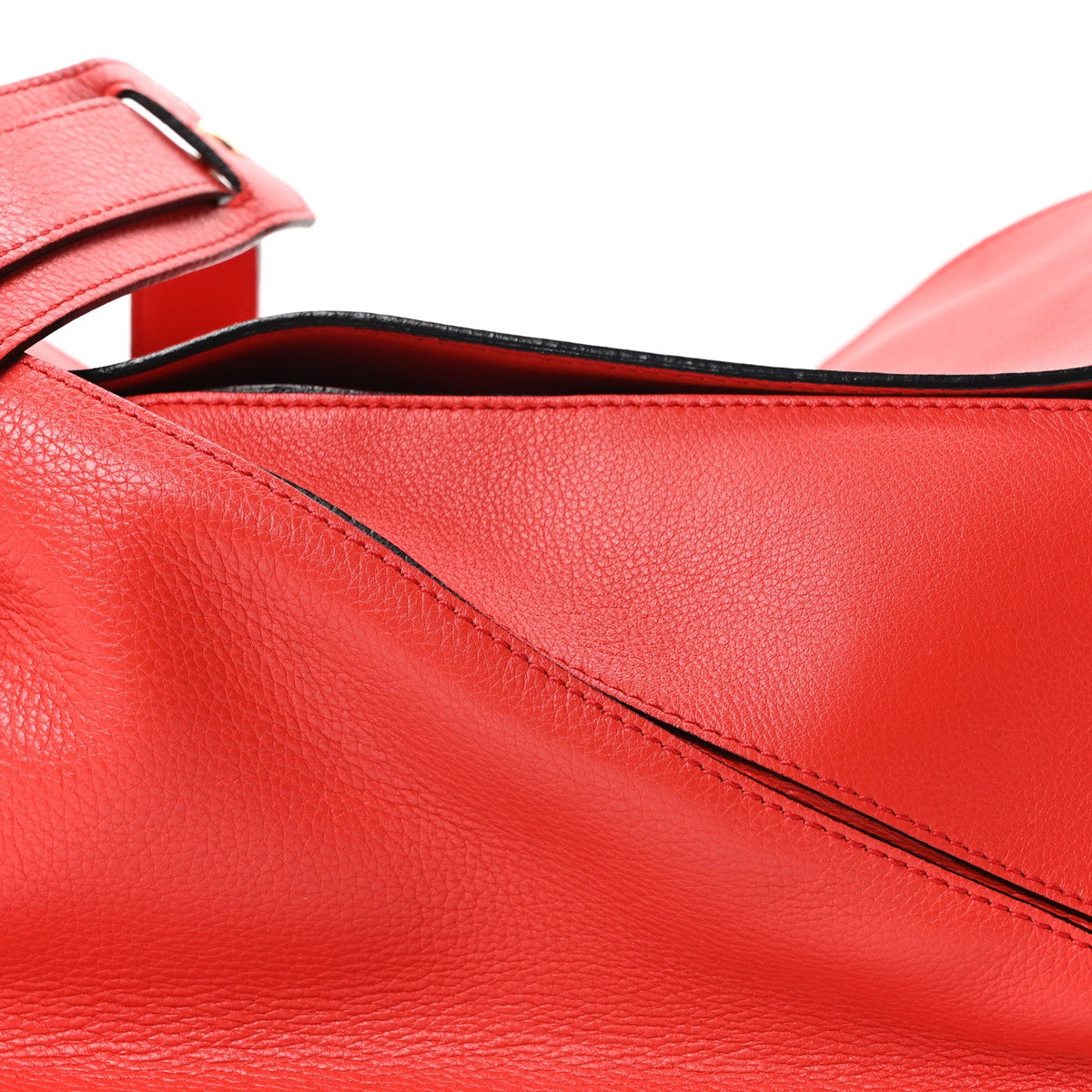 Calfskin Medium Puzzle Bag Scarlet