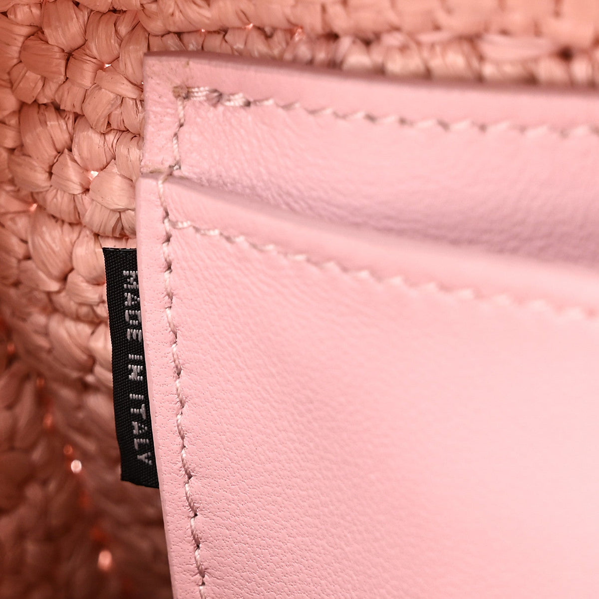 Crochet Calfskin S Narrow Arcadie Alabaster Pink