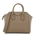 Sugar Goatskin Mini Antigona Beige Camel