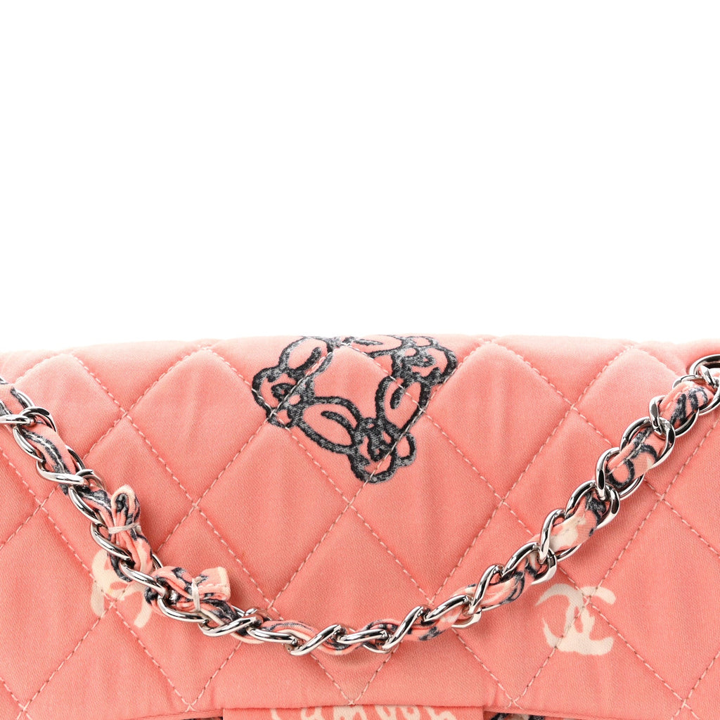 Cotton Quilted Small Bandana Single Flap Pink
