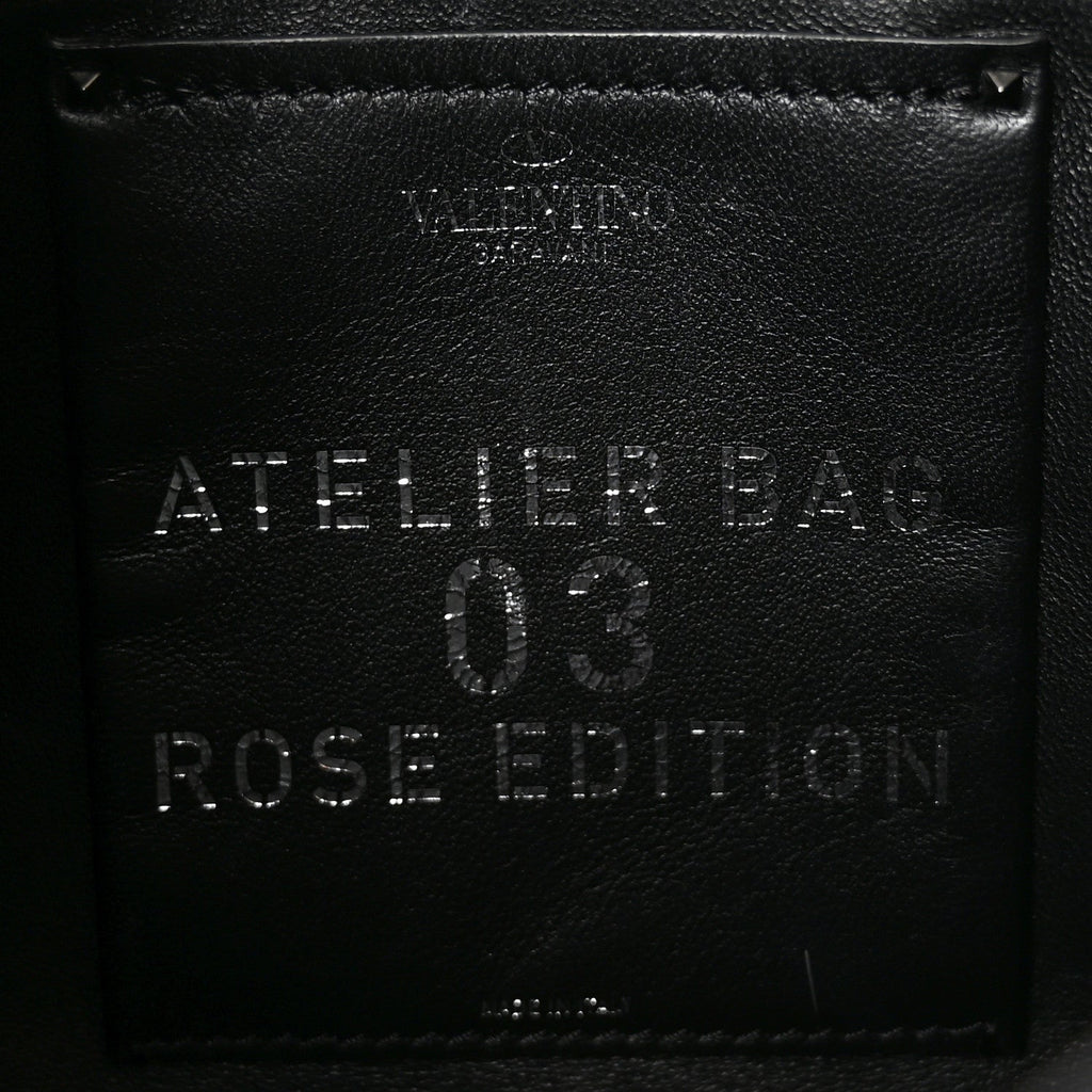 Nappa Atelier 03 Rose Edition Small Hobo Black
