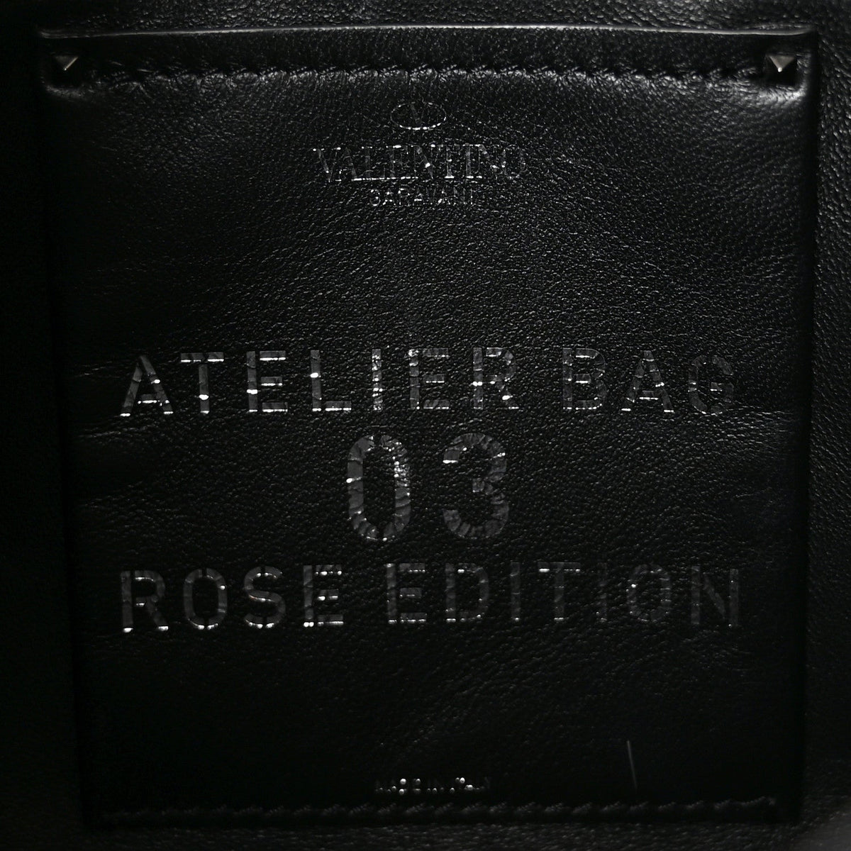 Nappa Atelier 03 Rose Edition Small Hobo Black