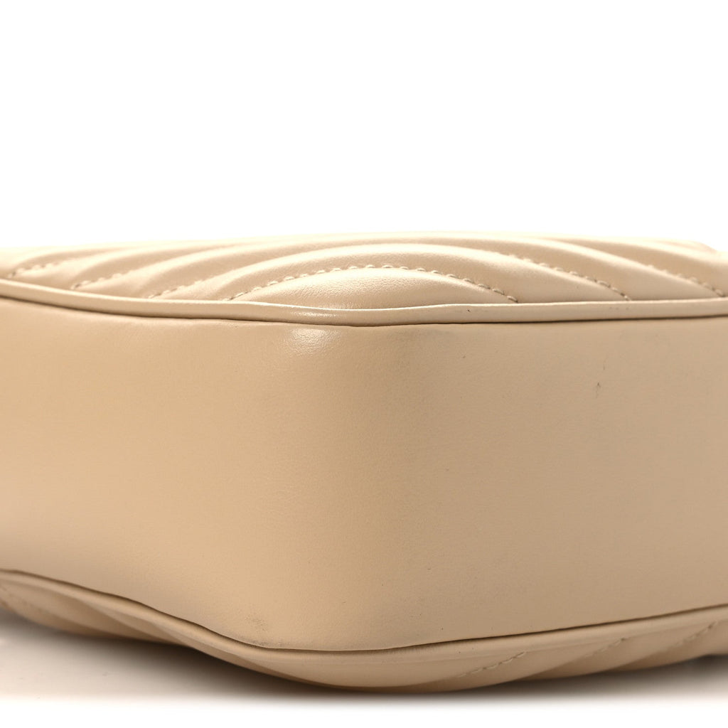 Calfskin Matelasse Monogram Lou Camera Bag Dark Beige