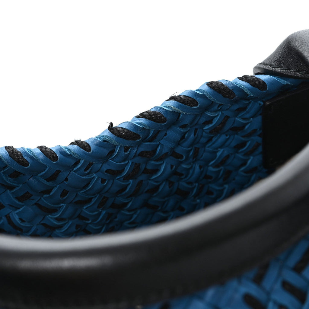 Nappa Intrecciato Large Cabat Blue Black