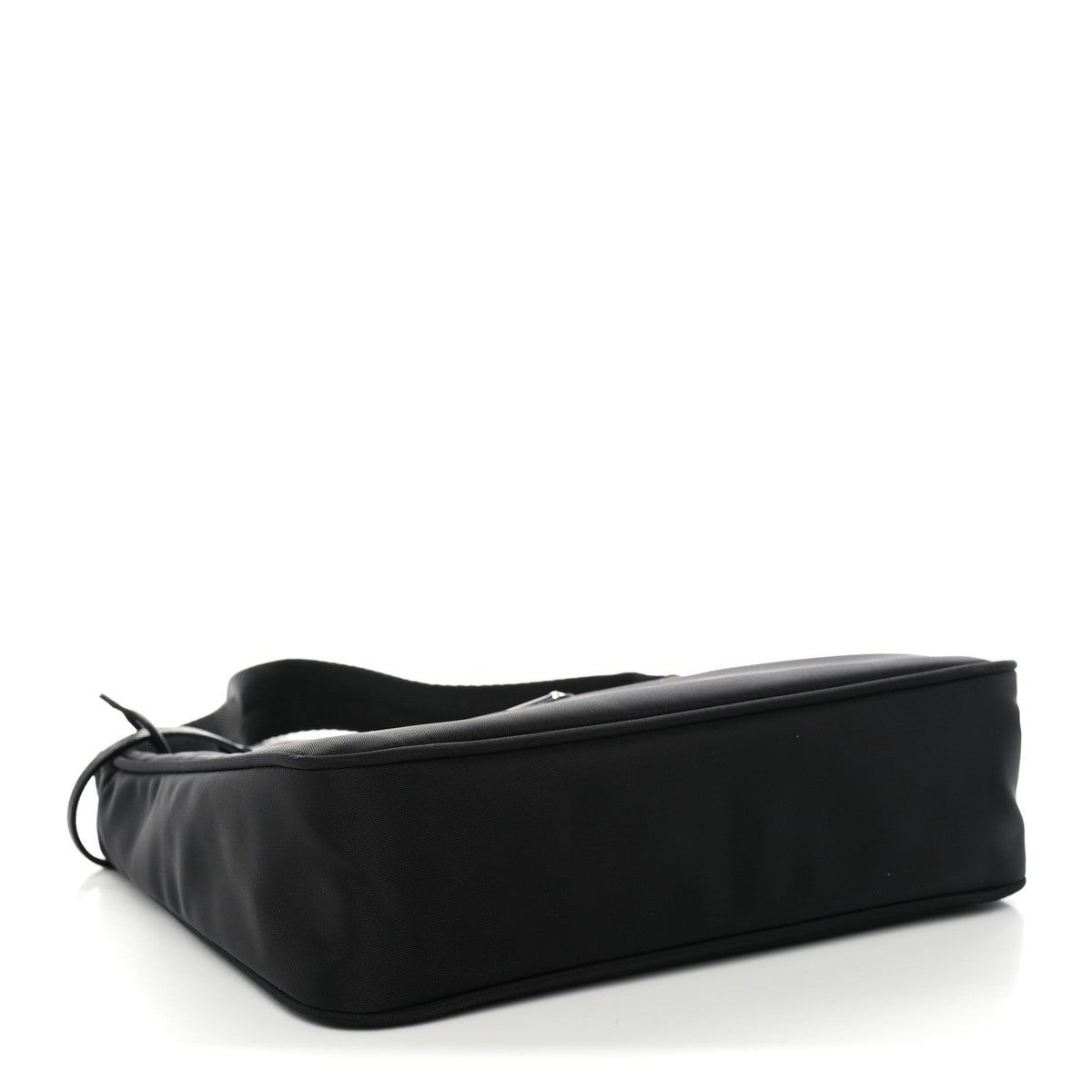 Tessuto Nylon Saffiano Mini Re-Edition 2000 Bag Black