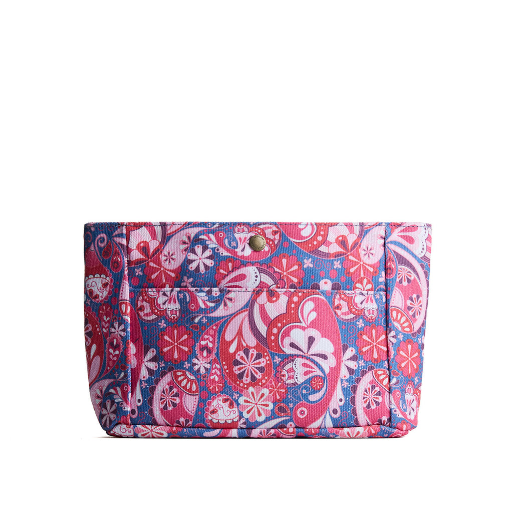 Printed Canvas Purse Organizer