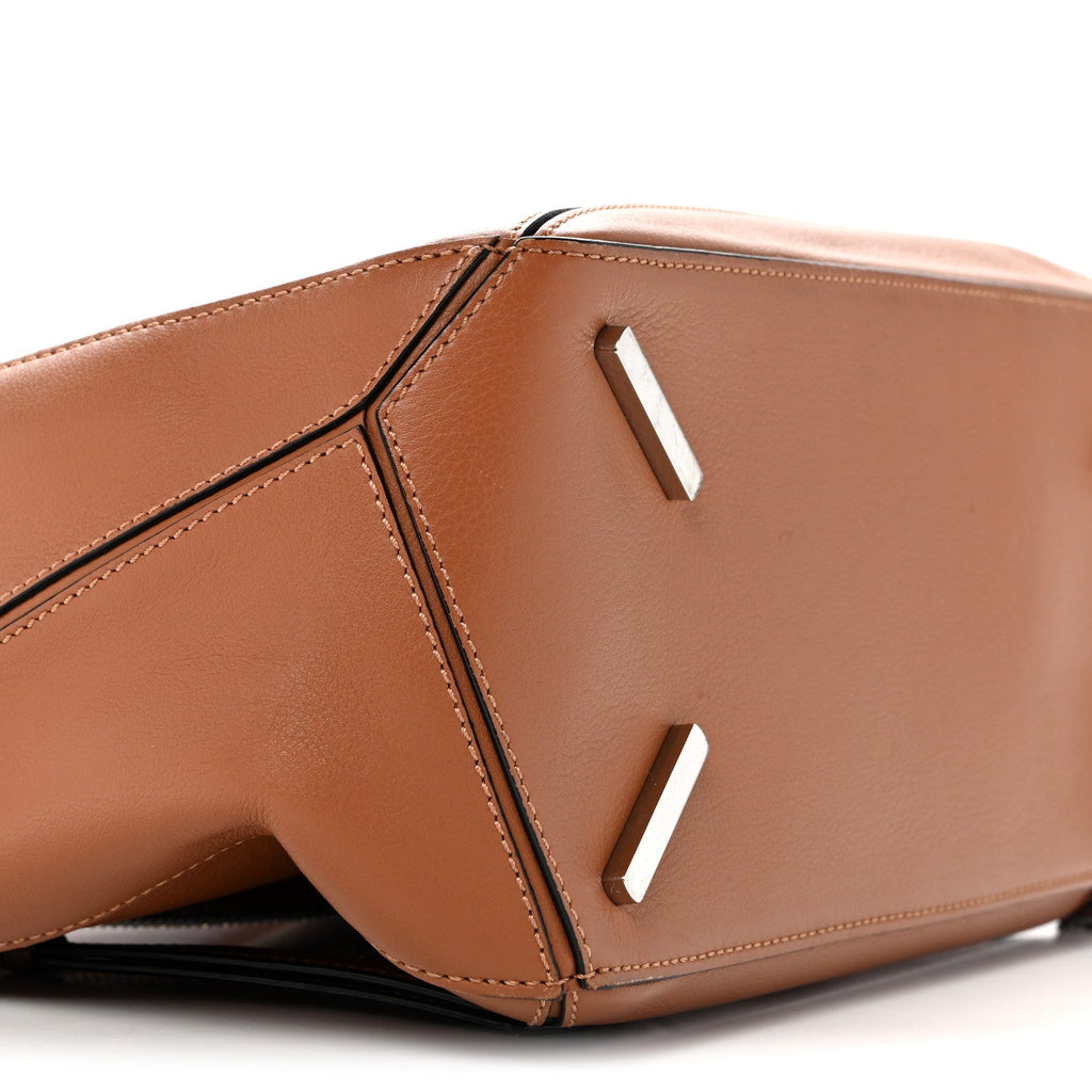 Calfskin Medium Puzzle Bag Tan