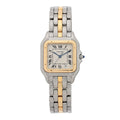Stainless Steel 18K Yellow Gold 27mm Panthere Quartz Watch