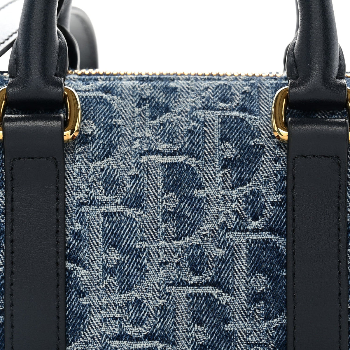 Denim Oblique Nano Groove 17 Bag Blue