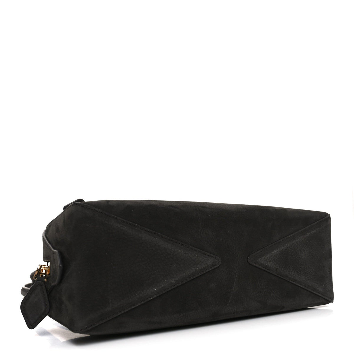 Nubuck Medium Le Teckel Bag Black Anthracite