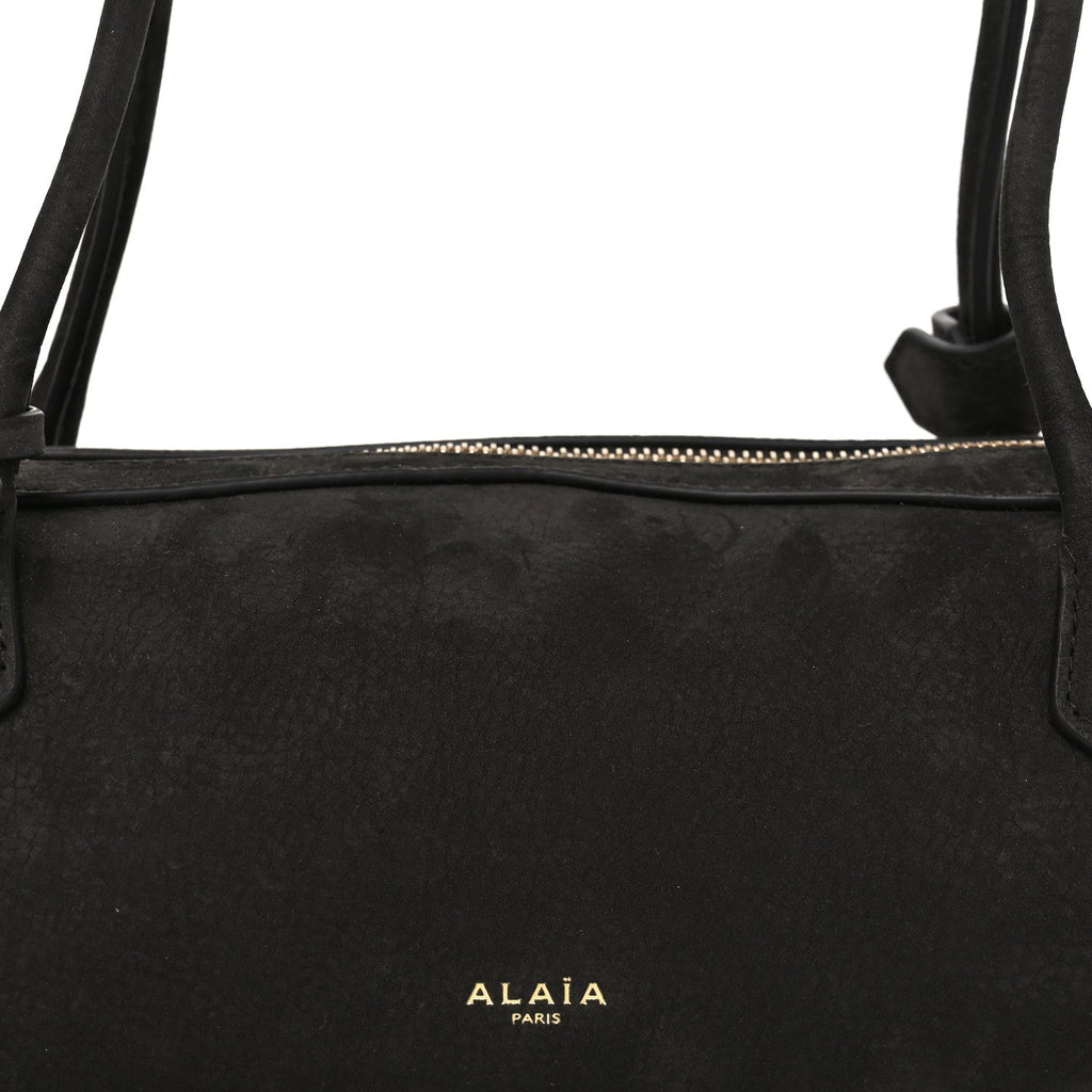 Nubuck Medium Le Teckel Bag Black Anthracite