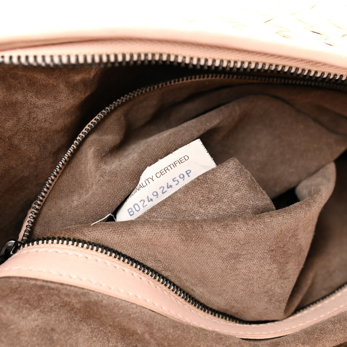 Nappa Intrecciato Large Veneta Hobo Flamingo