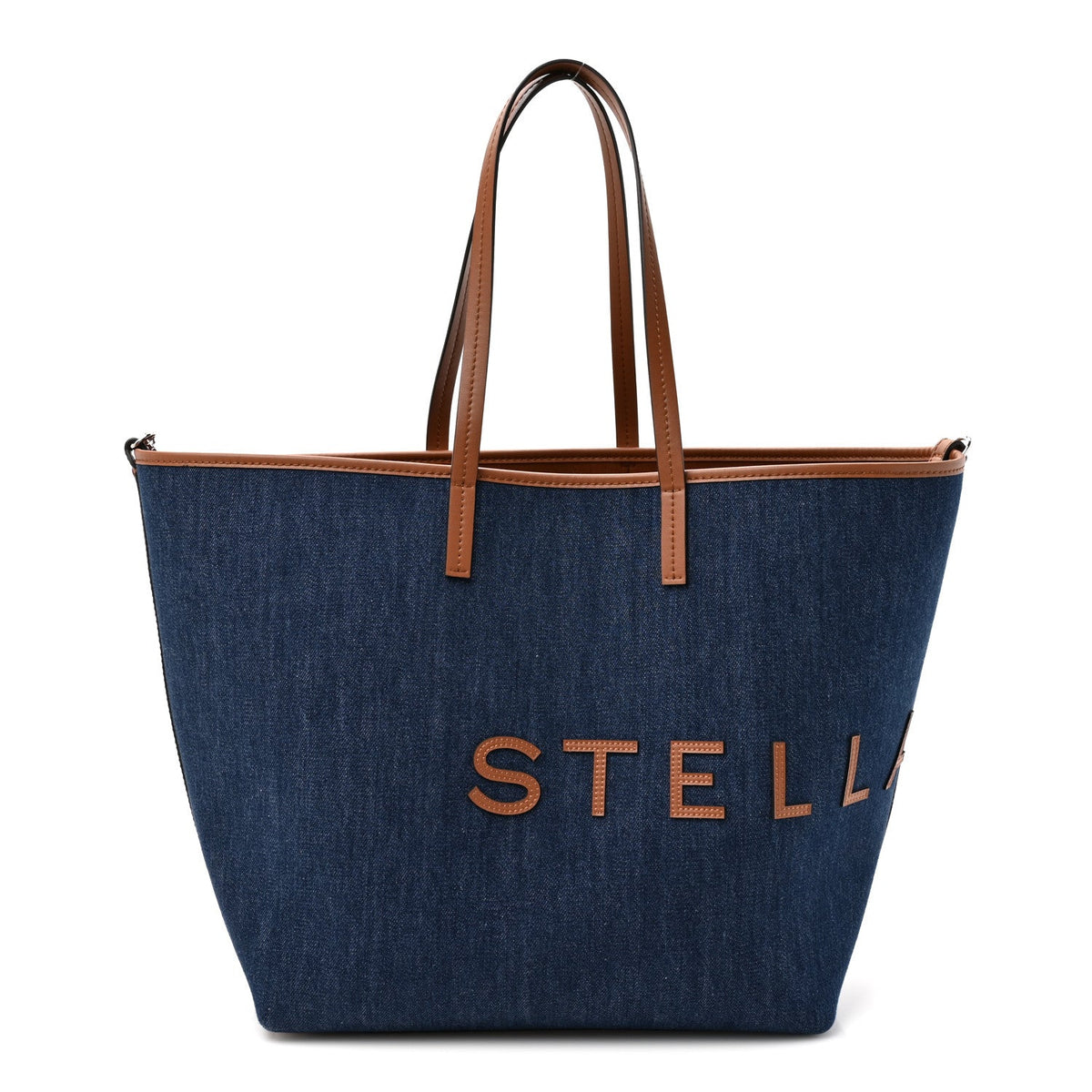 Denim Logo Tote Blue