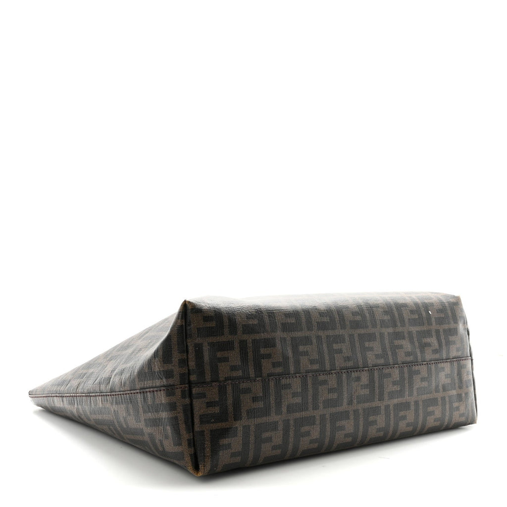 Zucca Spalmati Medium Roll Tote Tobacco Fuxia