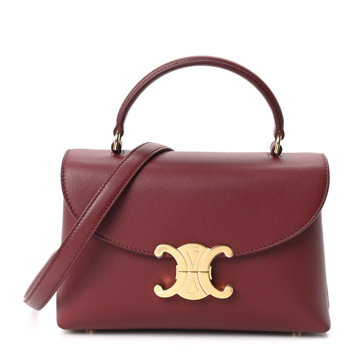Supple Grained Calfskin Teen Nino Light Burgundy