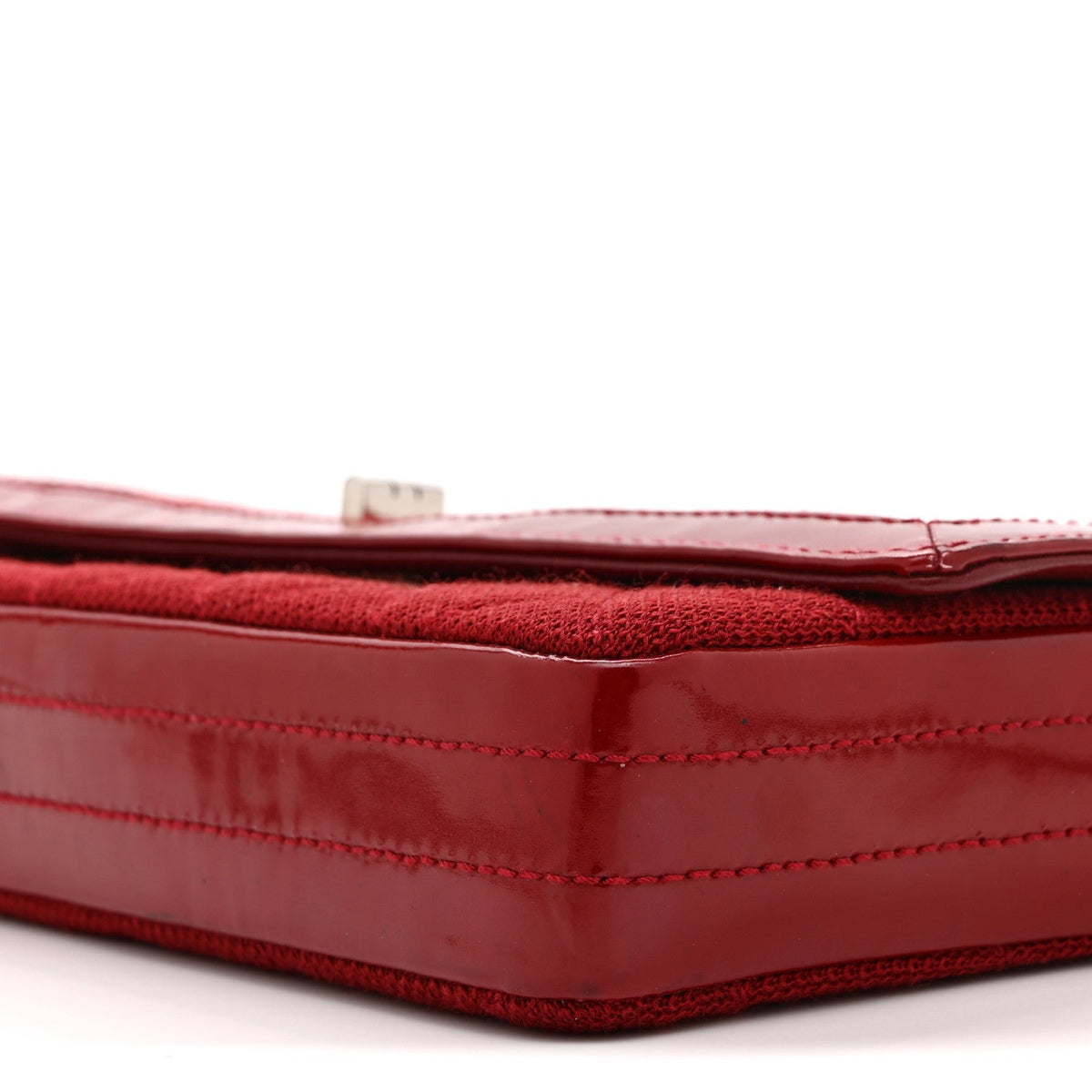 Patent Jersey Quilted 2.55 Reissue East West Flap Red