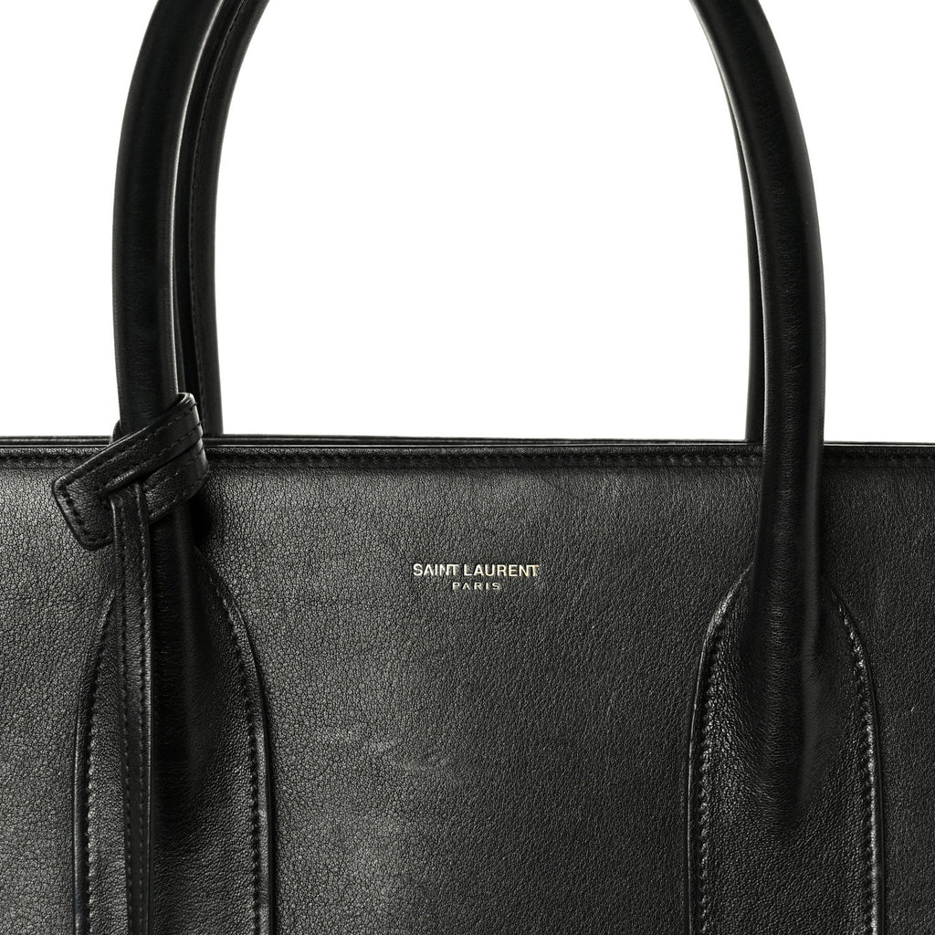 Calfskin Large Sac De Jour Carryall Black