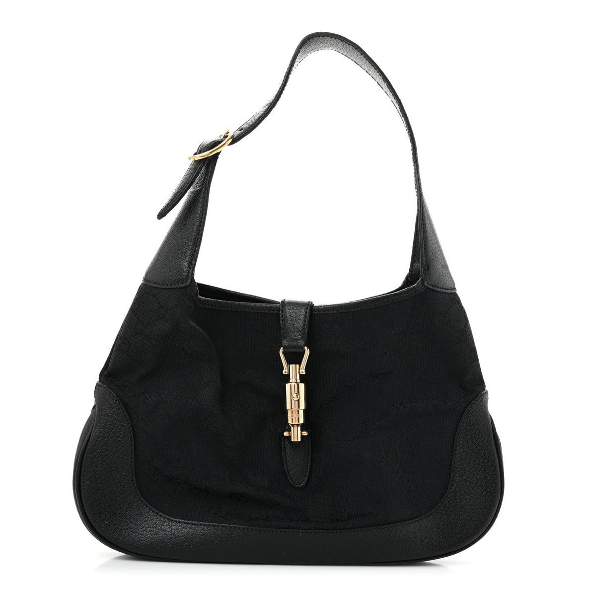 Monogram Small Jackie O Hobo Black