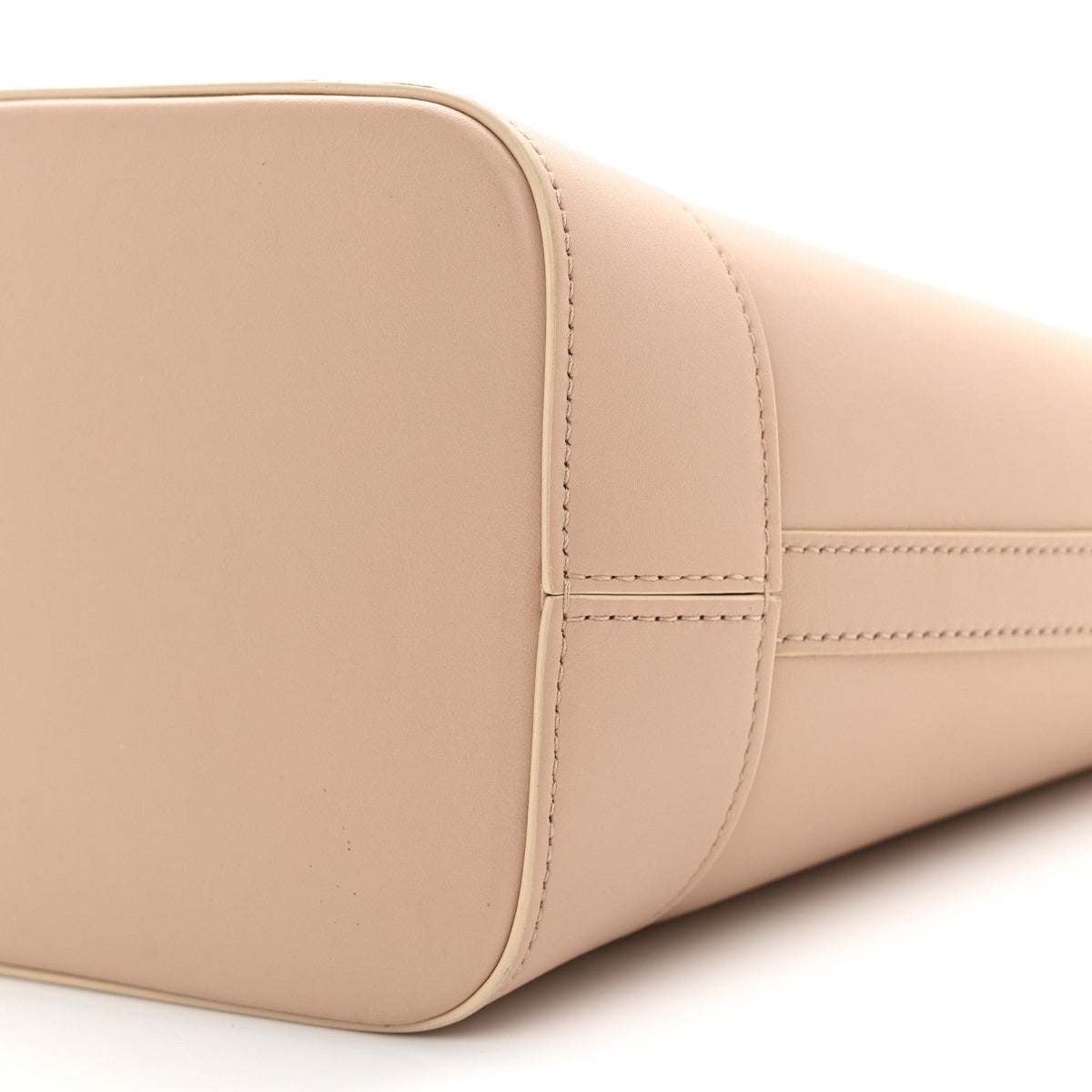 Smooth Calfskin Small Cuir Triomphe Bucket Bag Nude