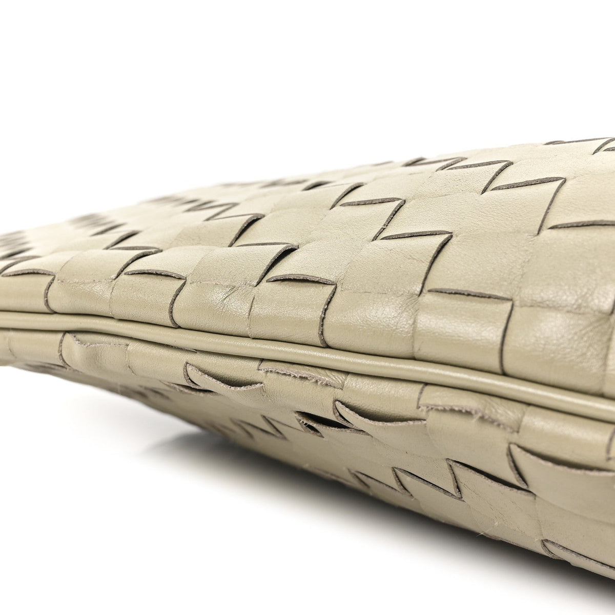 Calfskin Intrecciato Virgule Travertine