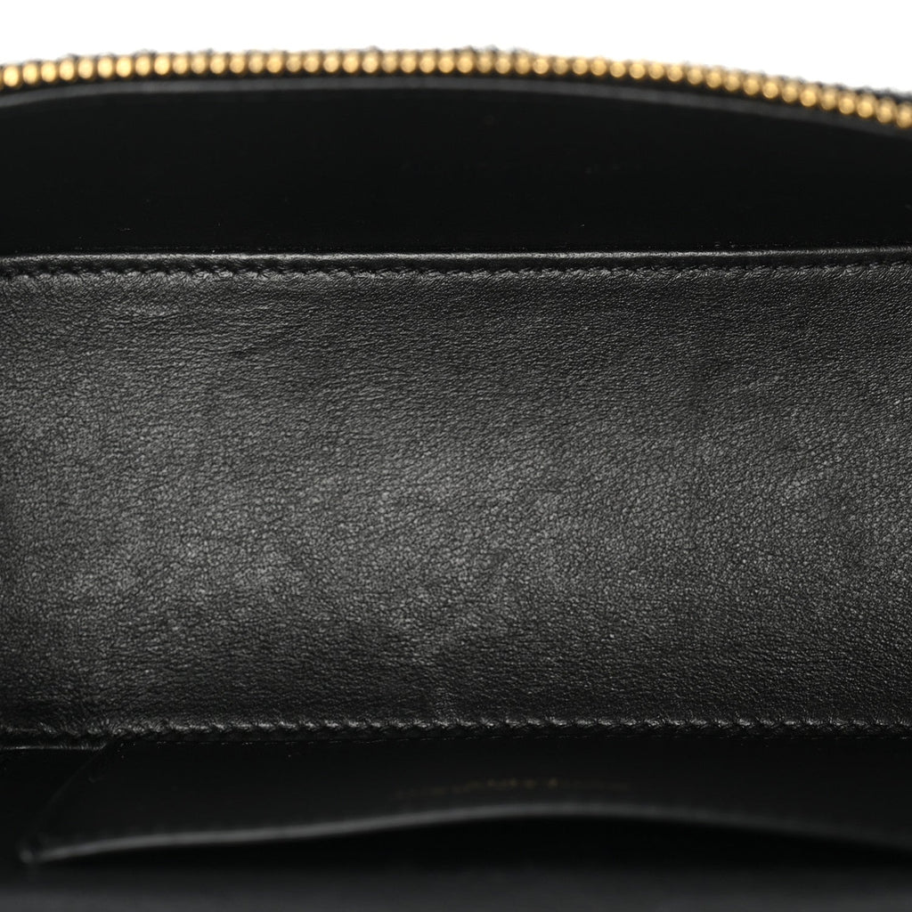 Pony Hair Mini Gaby Vanity Case Black