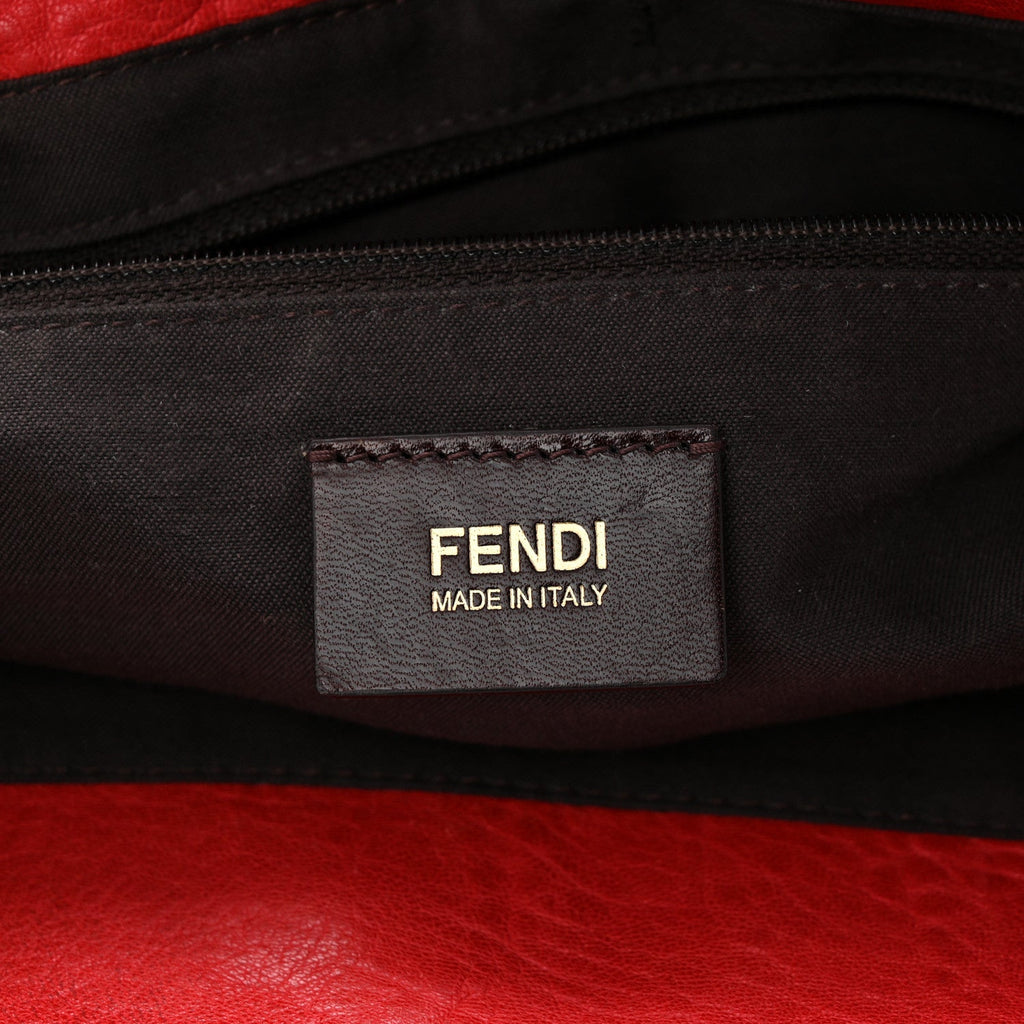 Crinkled Lambskin Mia Shoulder Flap Red